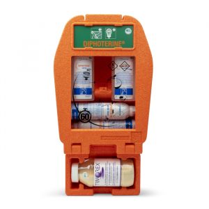 Diphoterine® Sköljstation inkl Trivorex® och hållare
